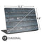 Chipped Blue Wood Universal Laptop 15in (12.2 x 8.8in) Skin